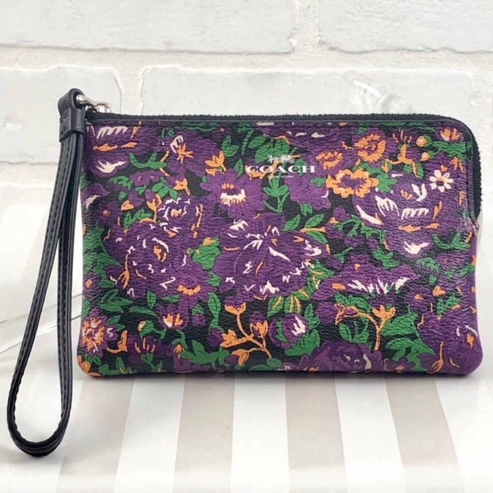 Coach Rose Meadow wristlet